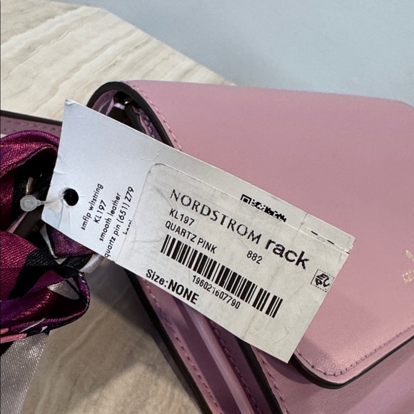 Kate Spade Crossbody Kerri Small Leather Lilac Bag NWT - Picture 8 of 16